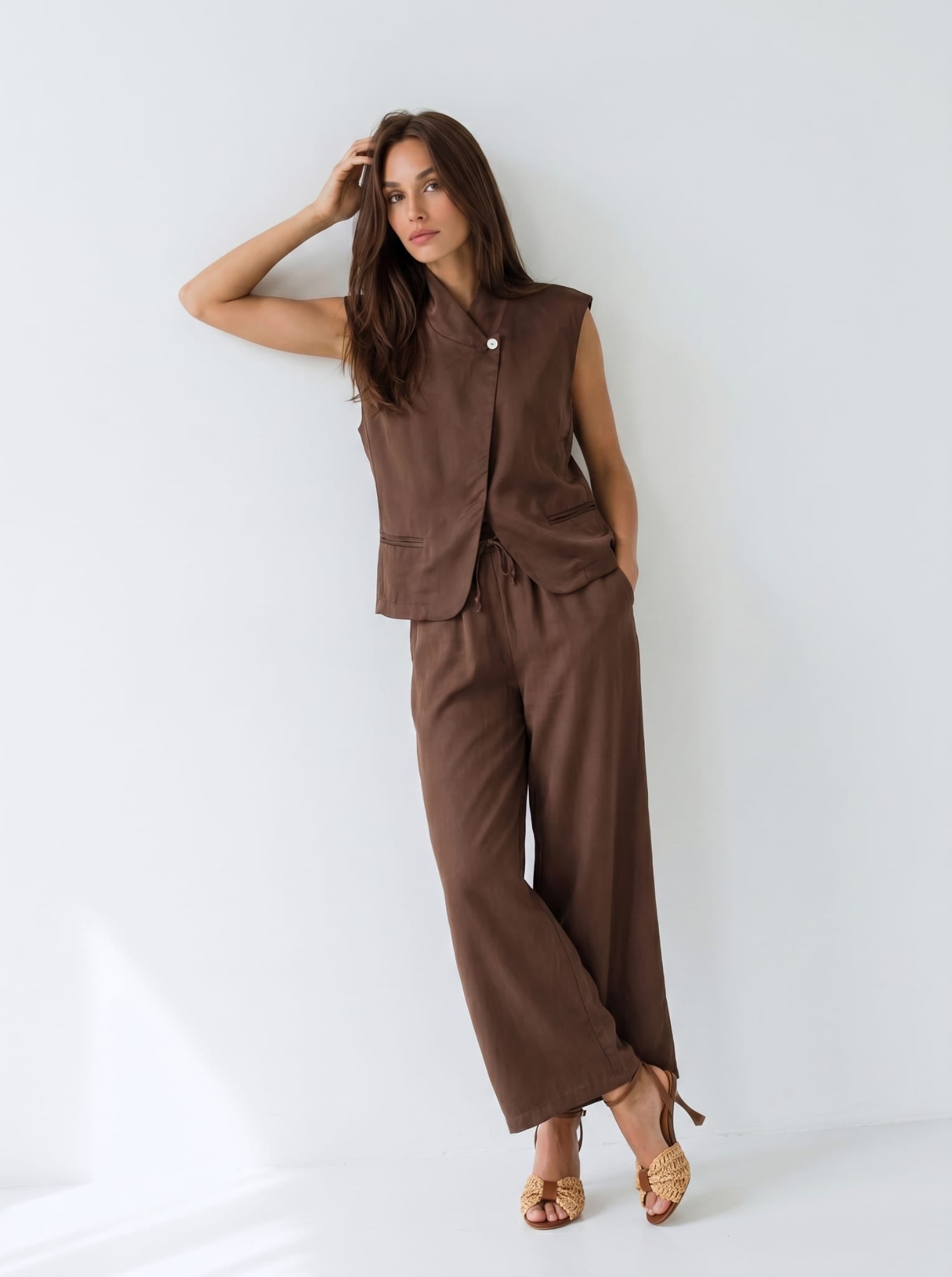 Coordinato Nadia - Marrone donna