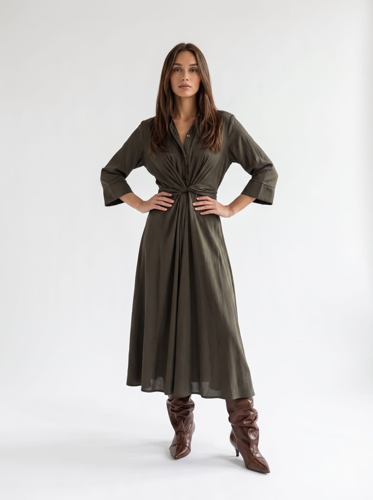 Abito Lyra - Verde Militare Abito donna