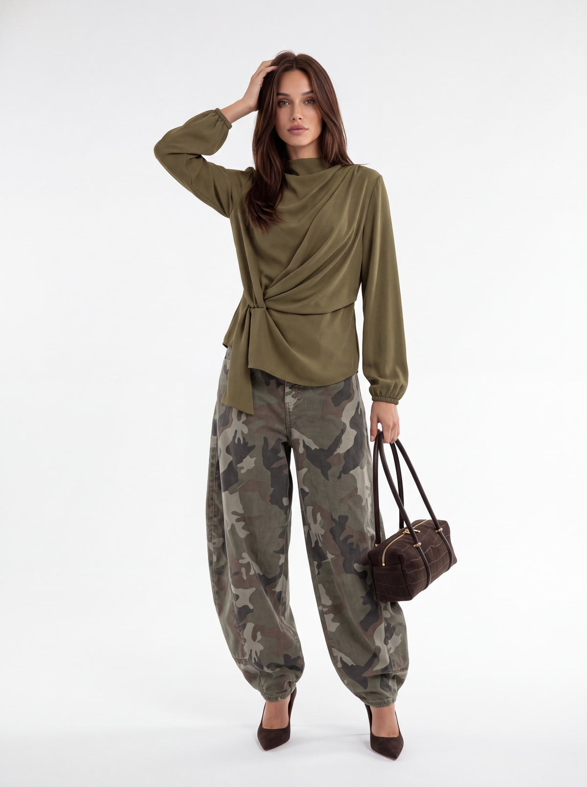 Camicia Vesper – Verde Oliva Camicia donna