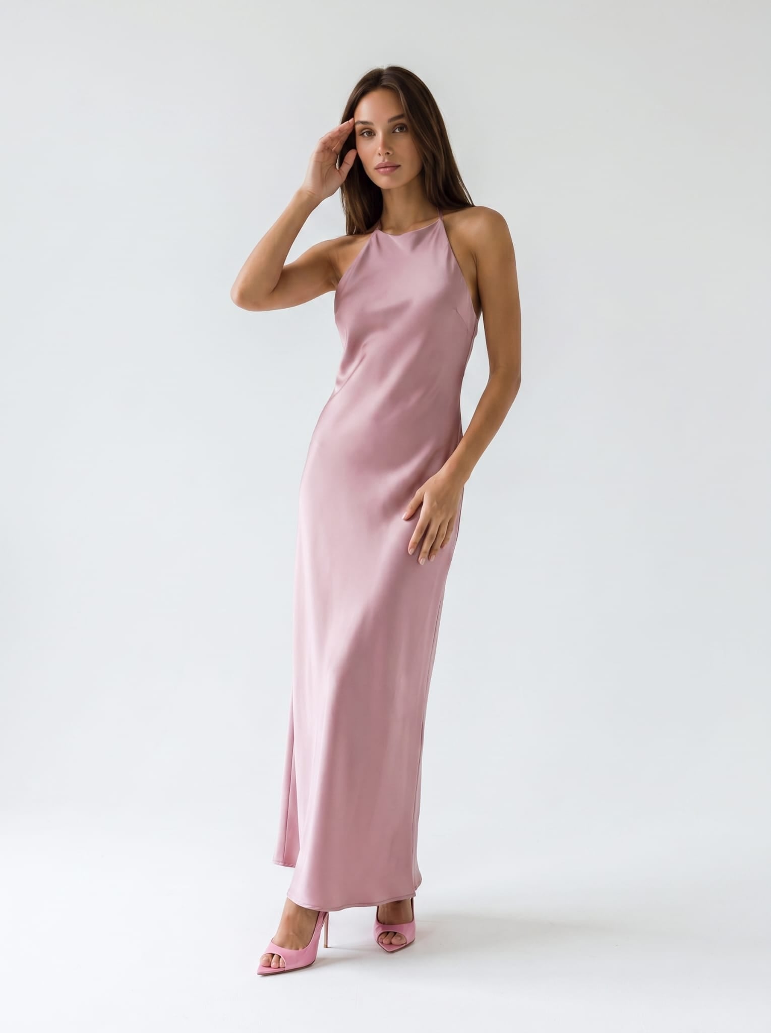 Abito Cristal - Rosa cipria donna