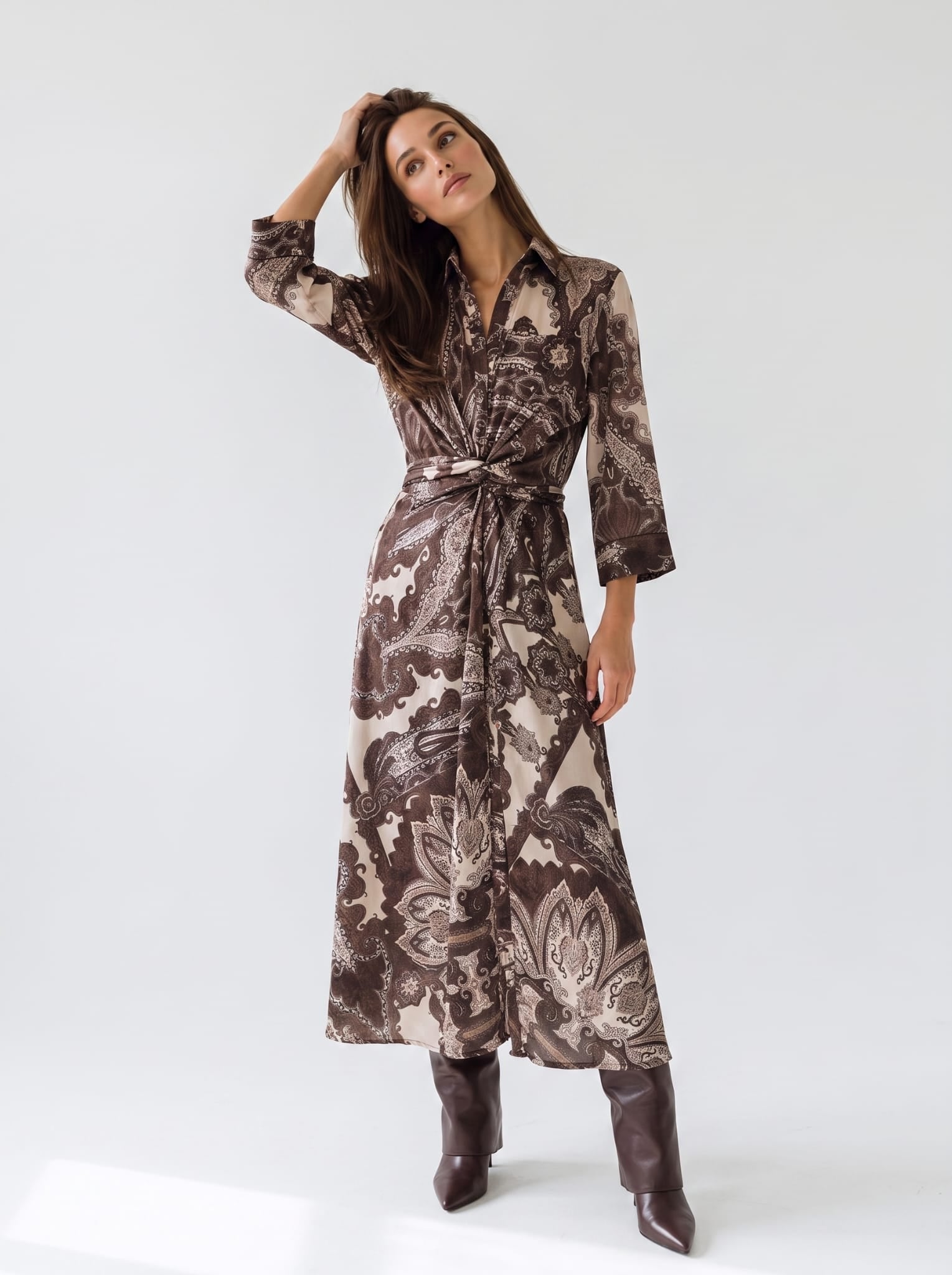Abito Dalia - Marrone Abito donna