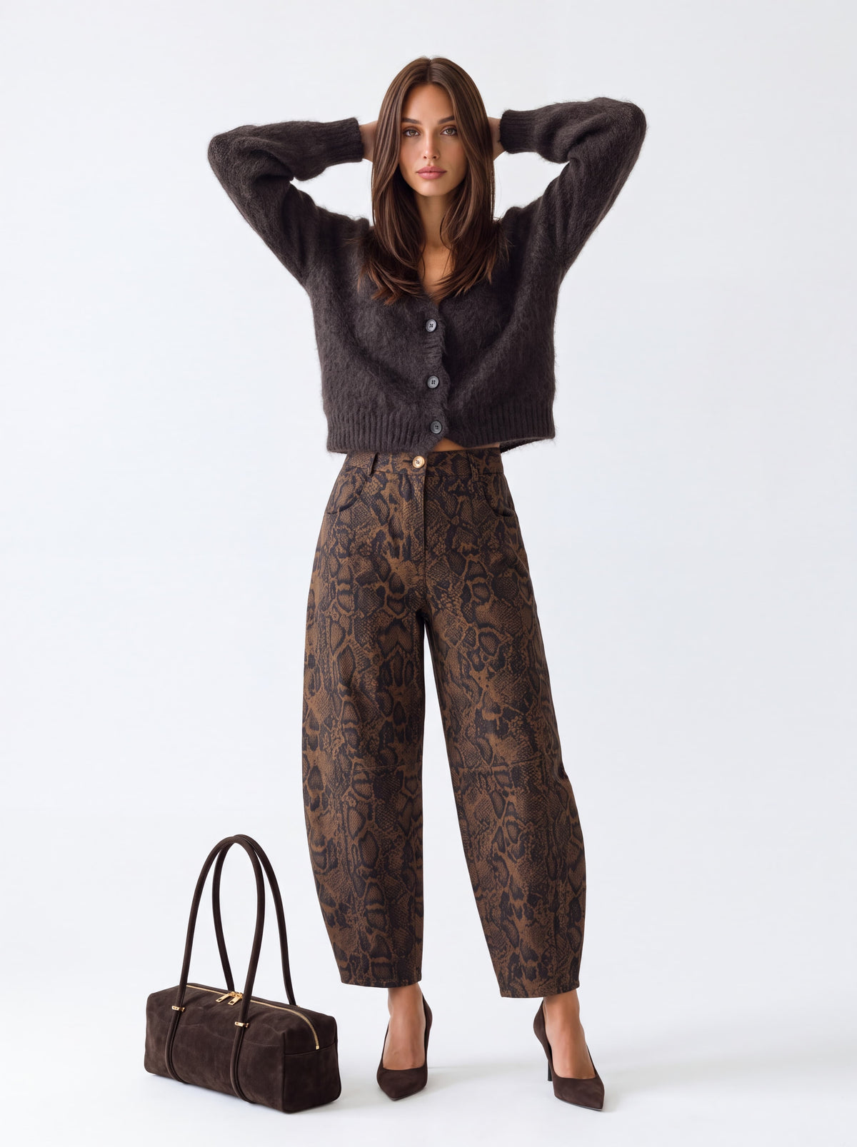Cardigan Margaux – Testa di moro Cardigan donna