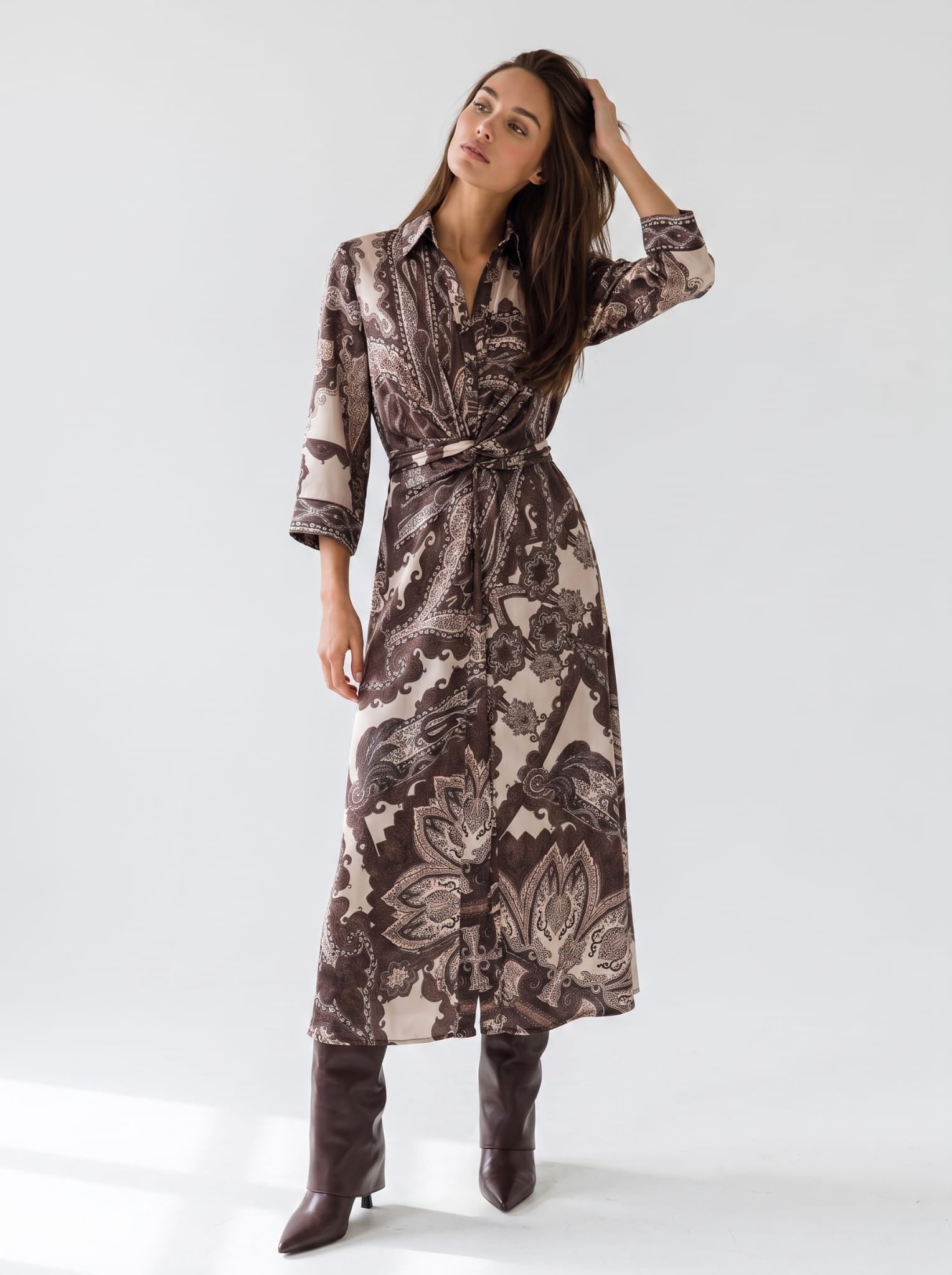 Abito Dalia - Marrone Abito donna