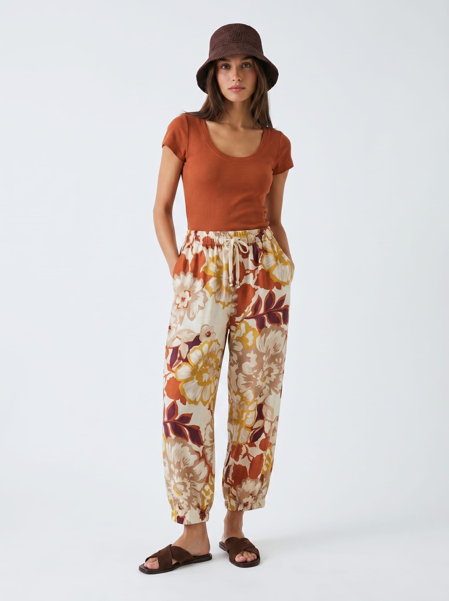 T-Shirt Adele - Ruggine donna