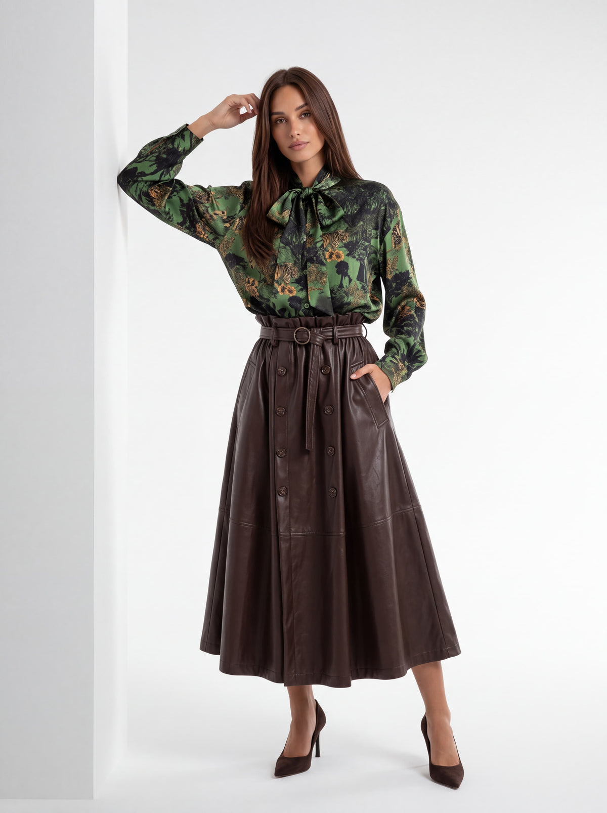 Camicia Théa – Verde Camicia donna