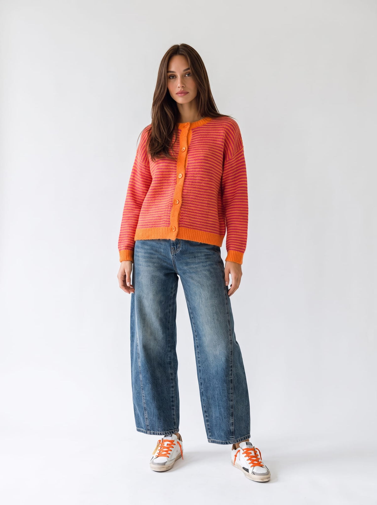 Cardigan Maya - Arancione Maglia donna