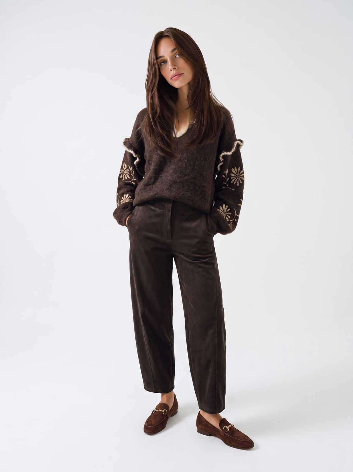 Pullover Amanda - Marrone Maglia donna