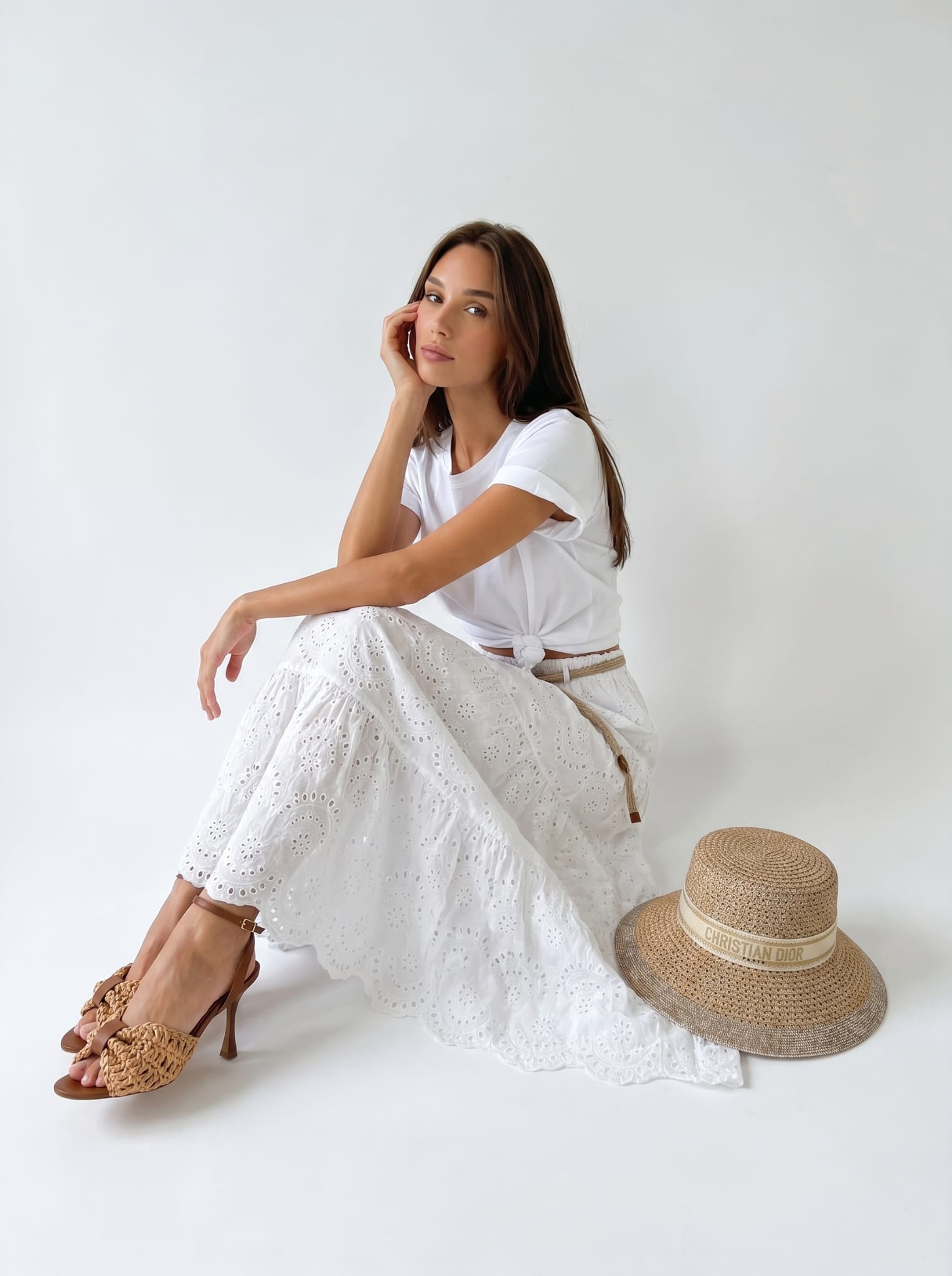 Gonna Isabella - Bianco donna