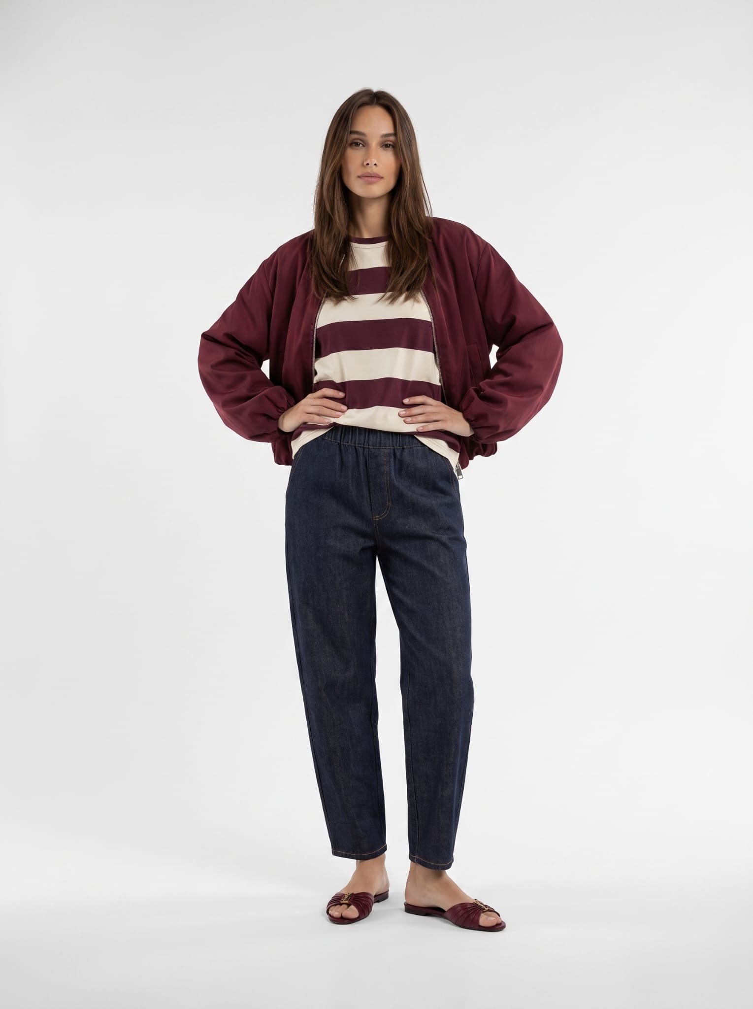 Bomber Isolde - Bordeaux Capispalla donna