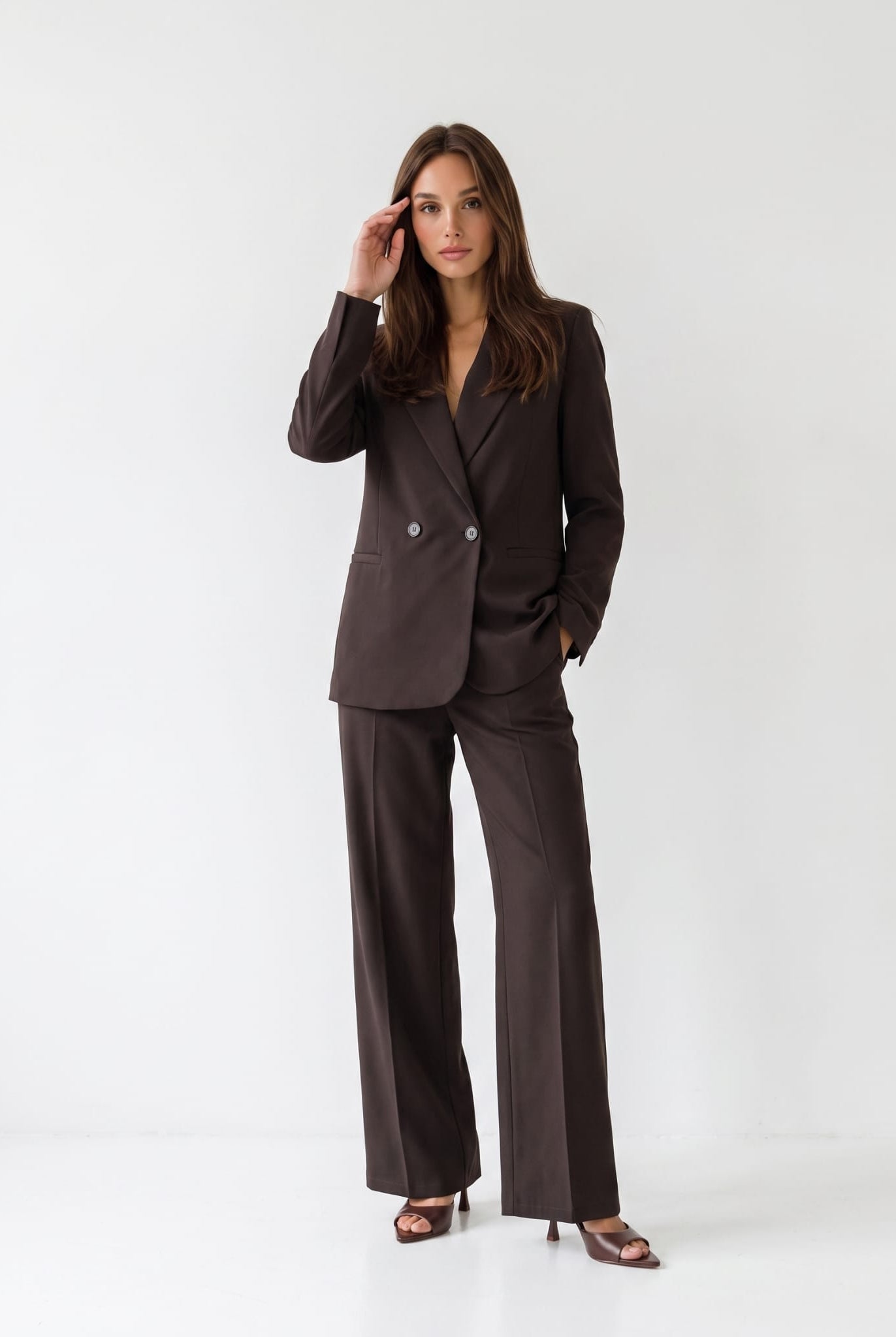 Tailleur Giselle - Marrone Tailleur donna
