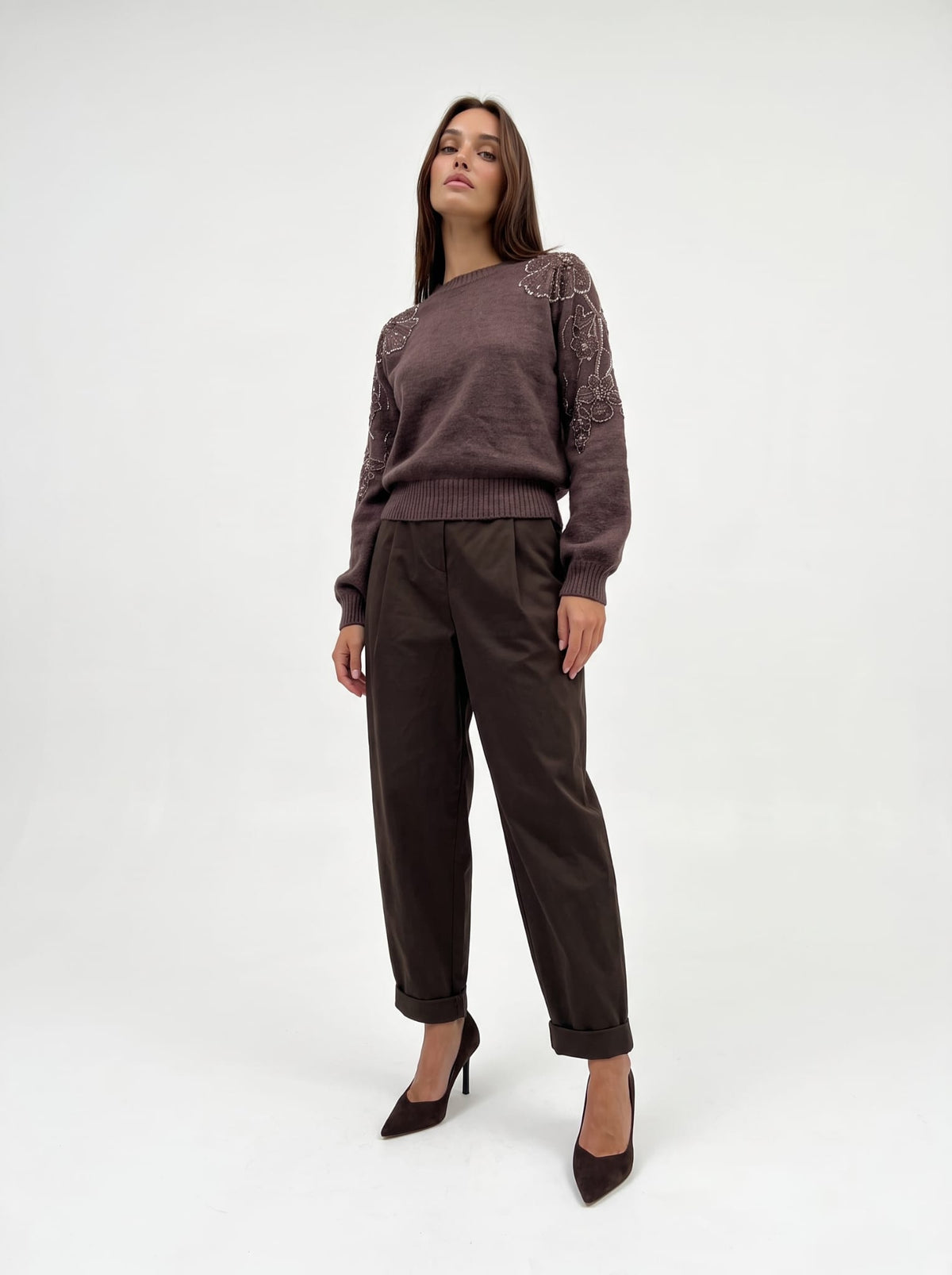 Pullover Cléophée - Marrone Maglia donna