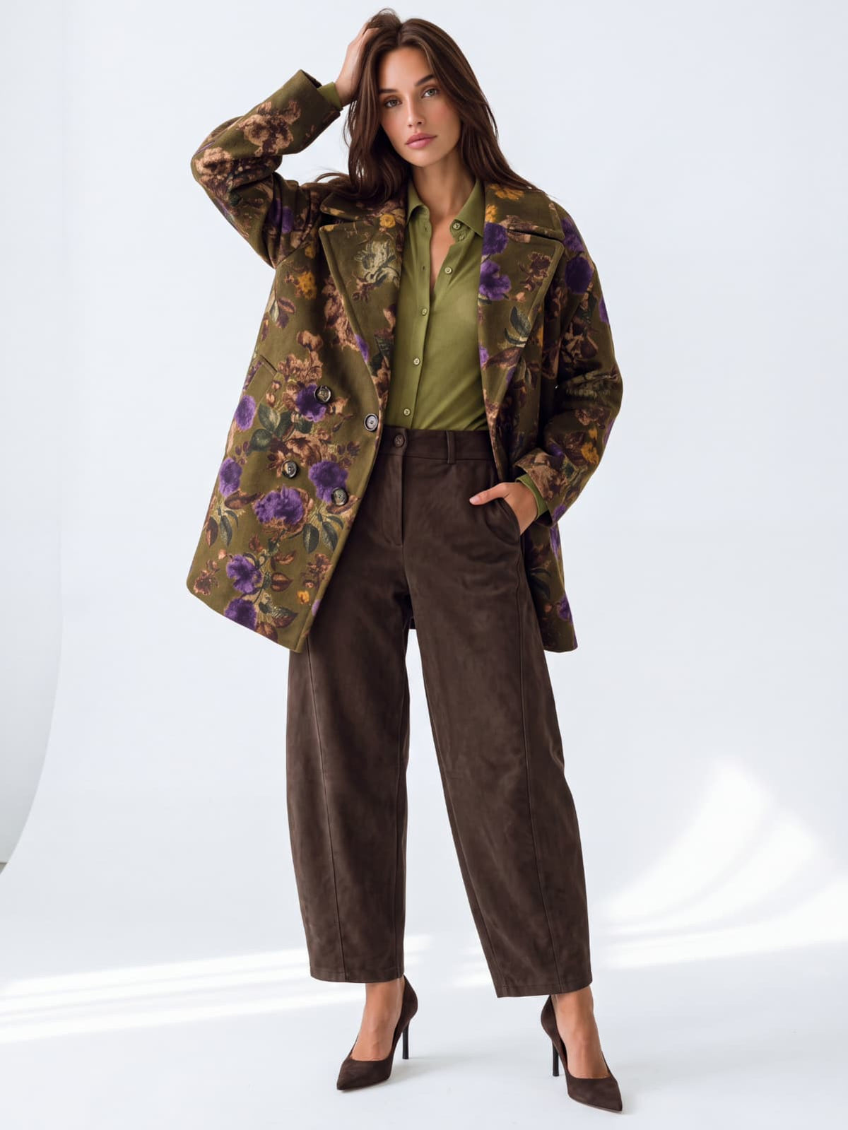 Cappotto Maïwenn – Verde Oliva Capispalla donna