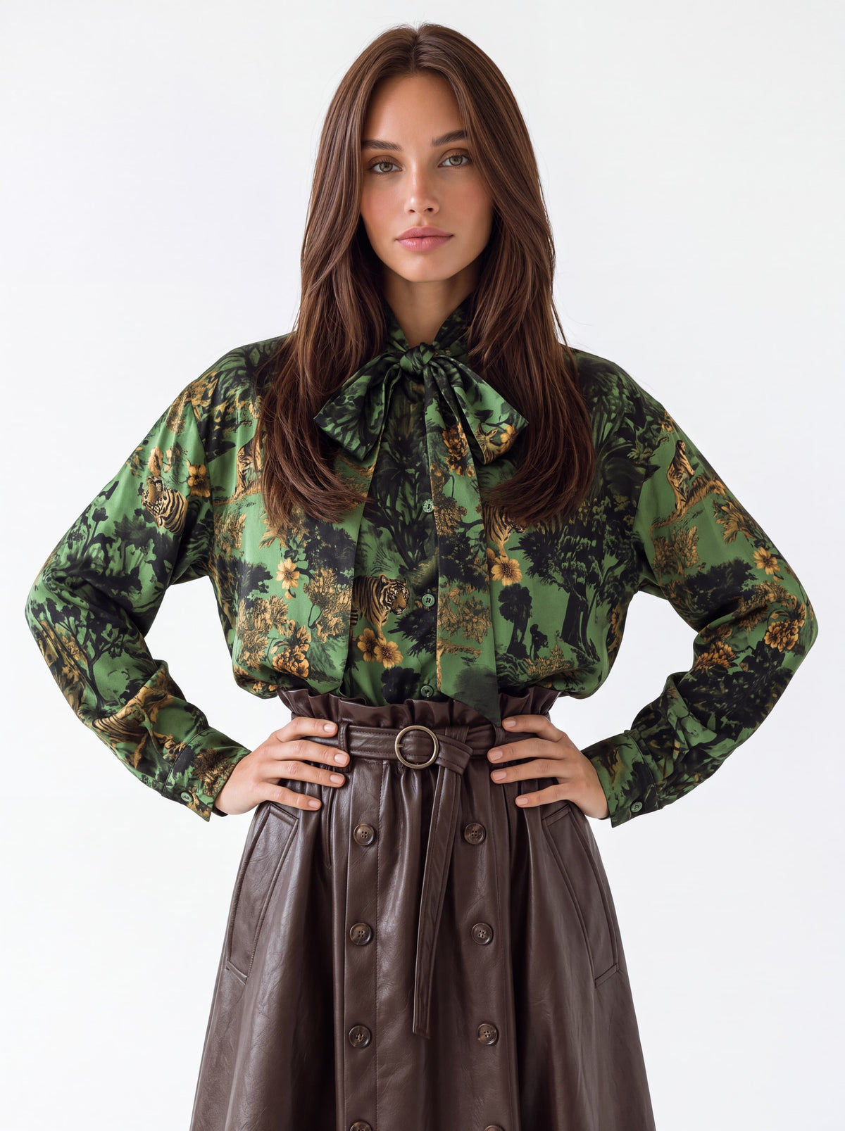 Camicia Théa – Verde Camicia donna