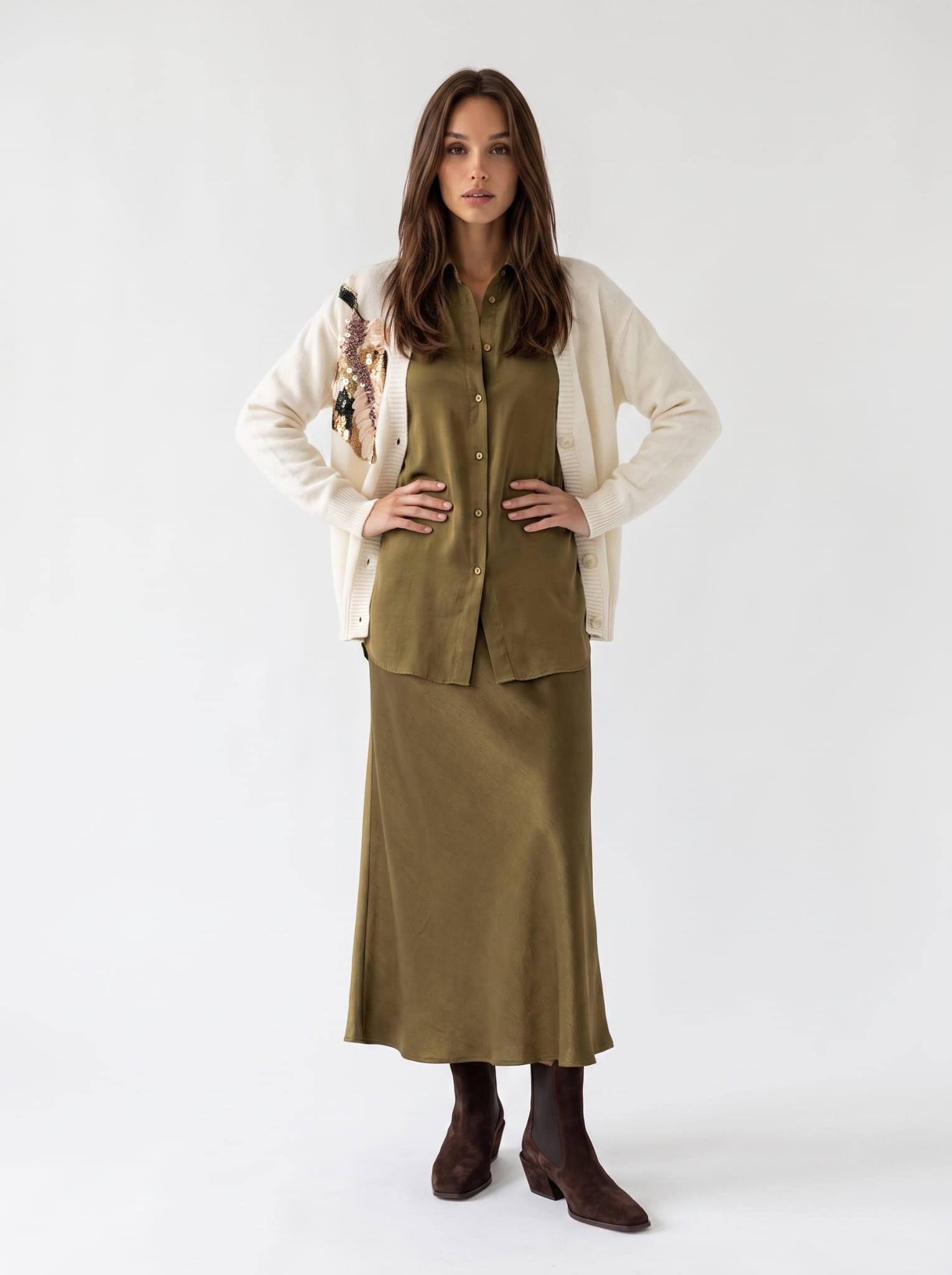 Cardigan Zafira - Burro Cardigan donna