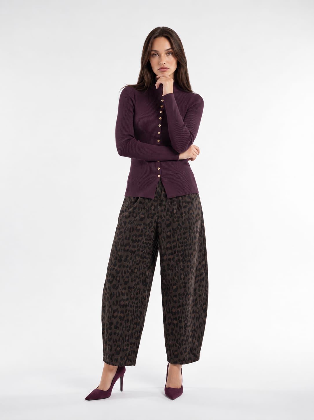 Pull Naelle – Prugna Maglia donna