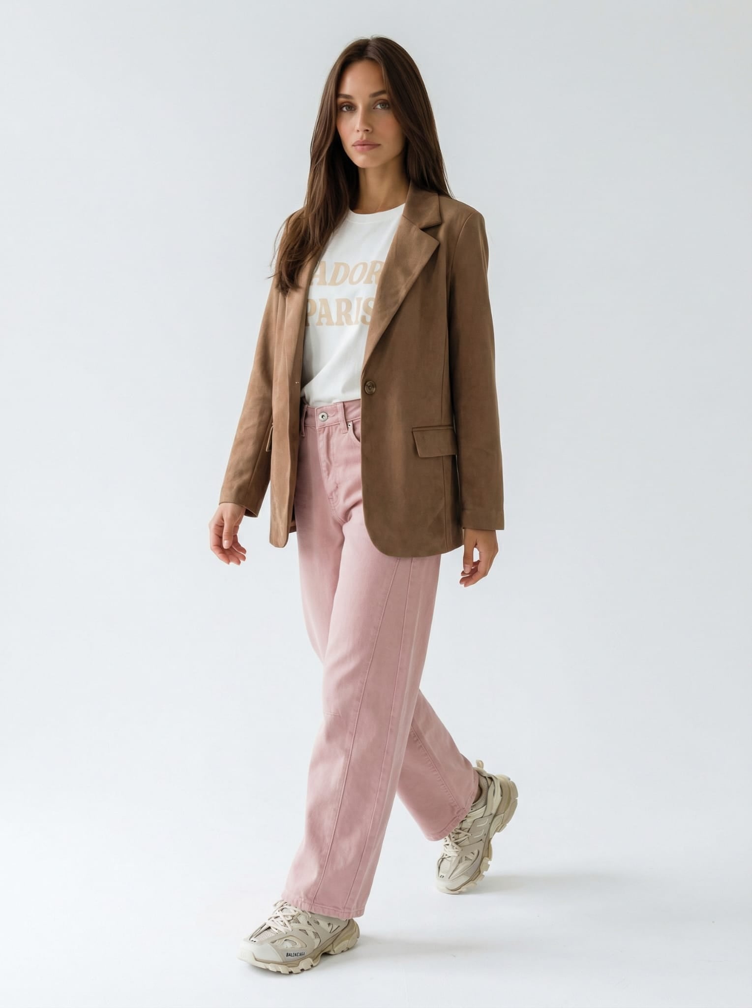 T-shirt Adore Paris – Panna donna