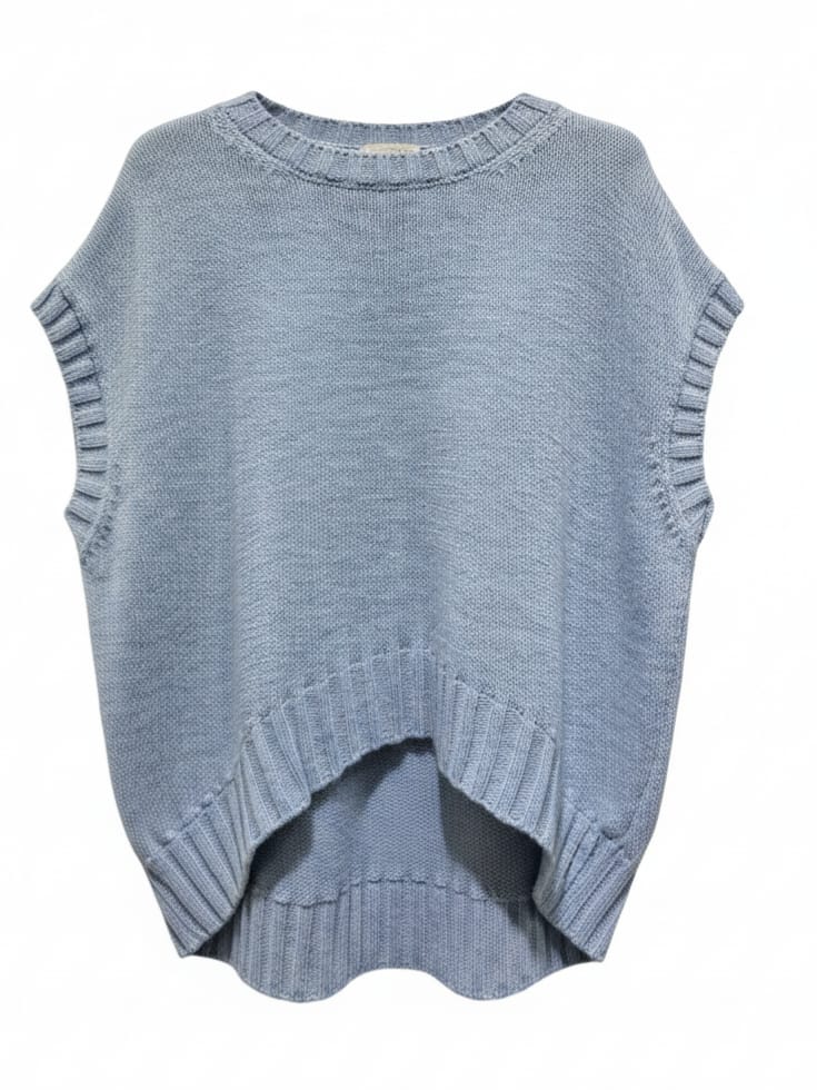 Ylenia – Gilet lana caldo invernale Carta da zucchero donna