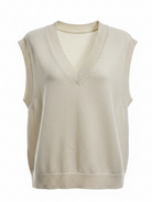 Gilet Olivia scollo a V – Burro donna