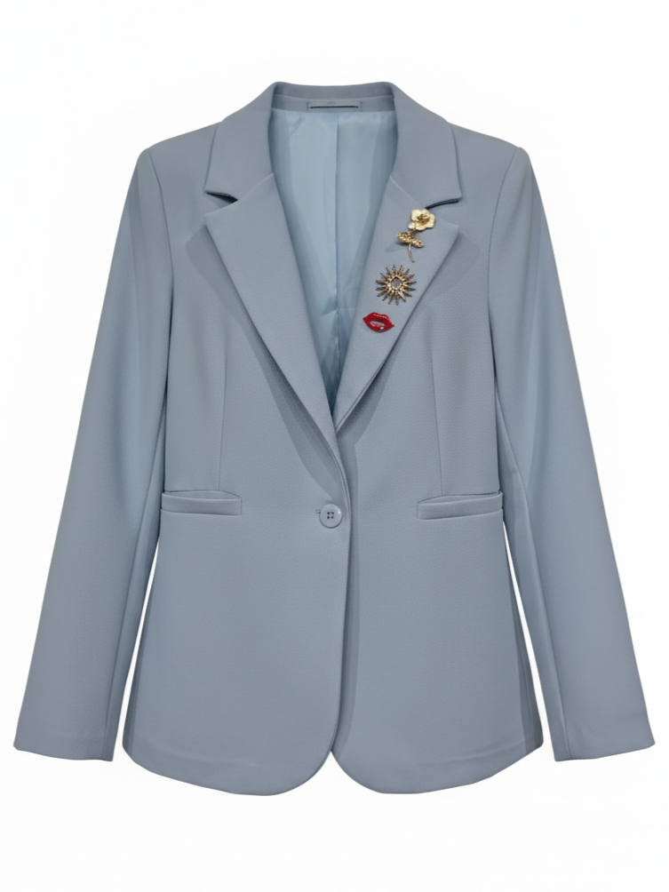Blazer Aurora - Azzurro Polvere donna