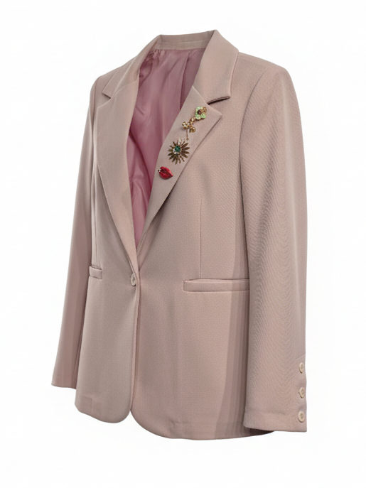 Blazer Aurora - Rosa Cipria donna
