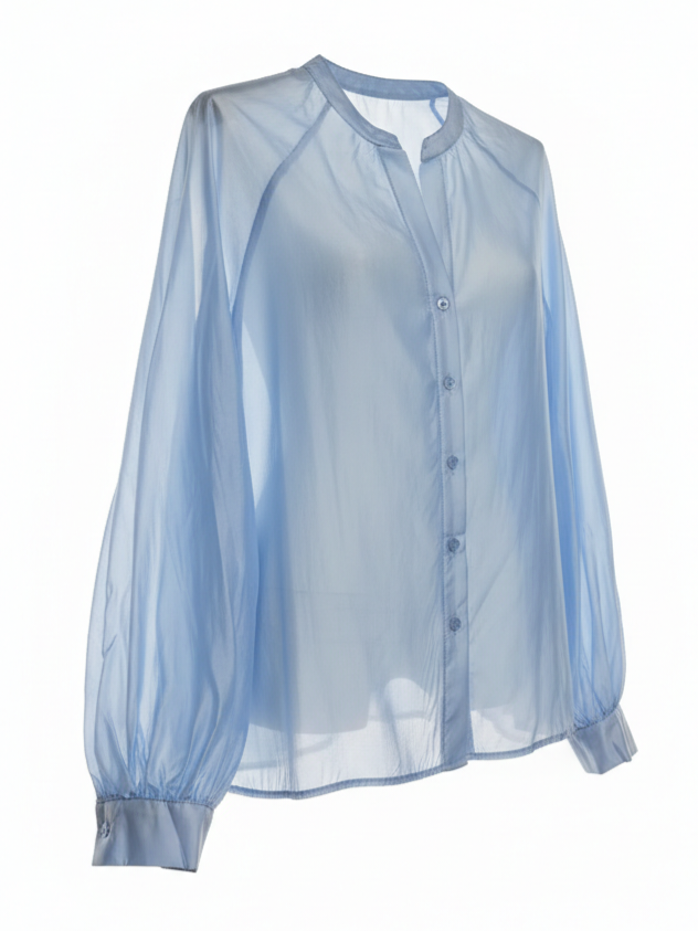 Camicia Althea – Azzurro cielo donna