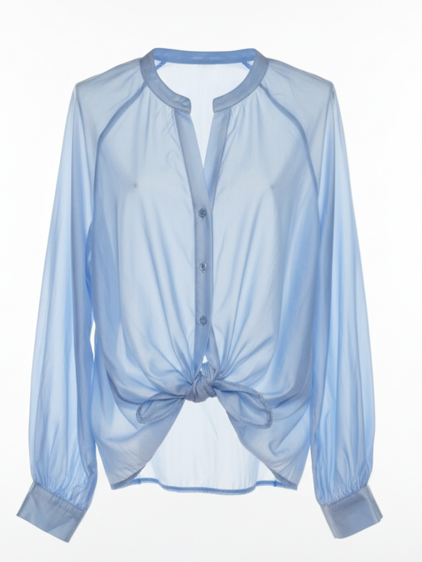 Camicia Althea – Azzurro cielo donna