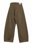 Pantalone Olivia in cotone - Verde militare donna