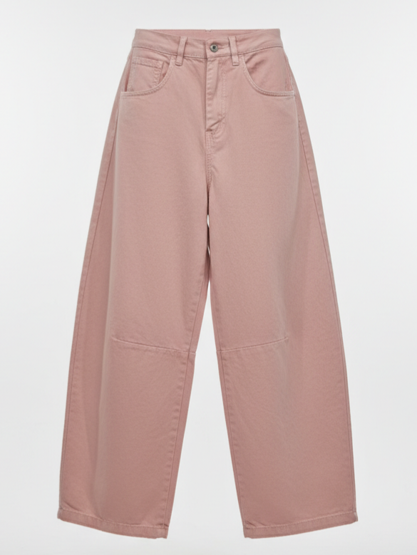 Pantalone Olivia in cotone - Rosa donna