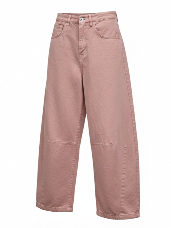 Pantalone Olivia in cotone - Rosa donna