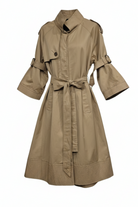 Trench Victoria con cintura e manica regolabile – Beige donna