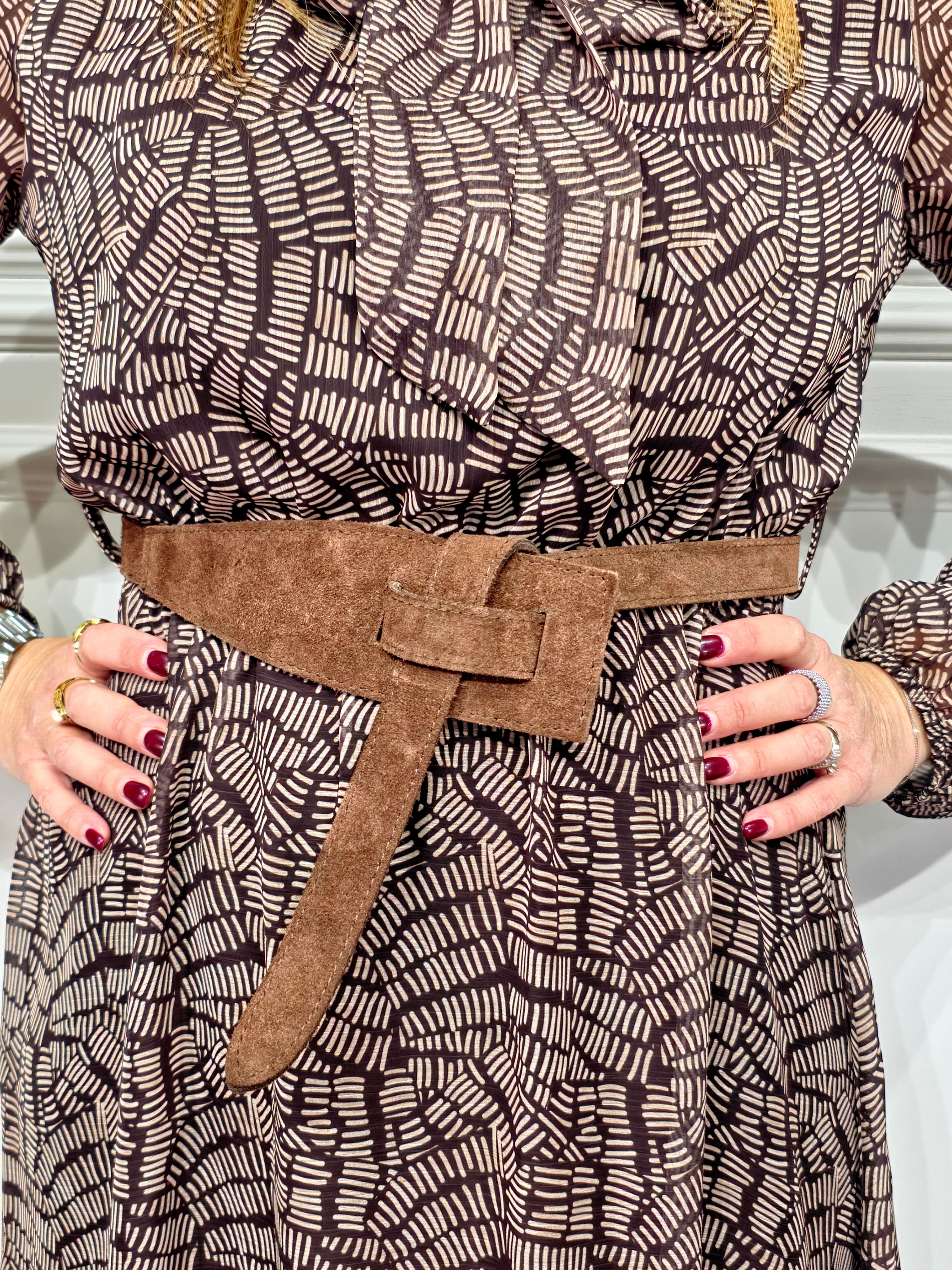 Cintura Vale - Marrone Camoscio donna