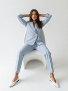 Blazer Sofia – Celeste donna