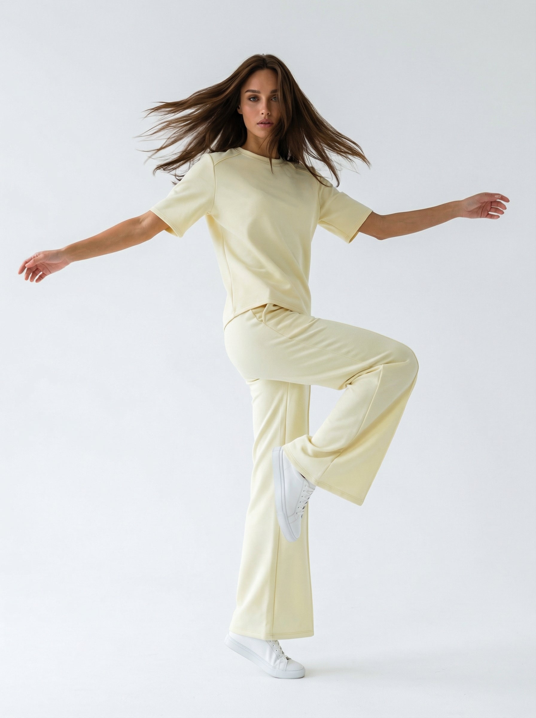 T-shirt Isabella Comfort – Giallo donna