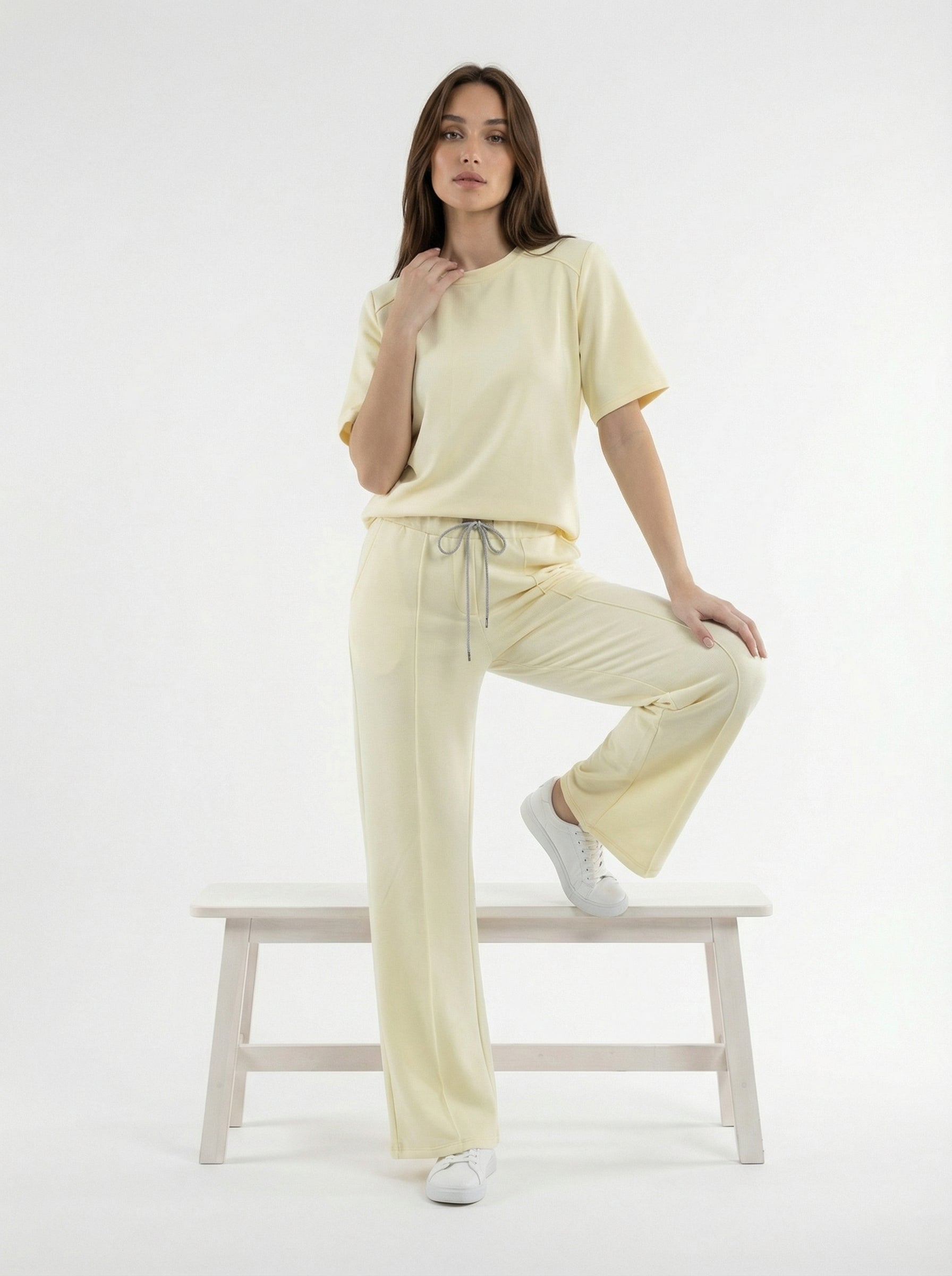 T-shirt Isabella Comfort – Giallo donna