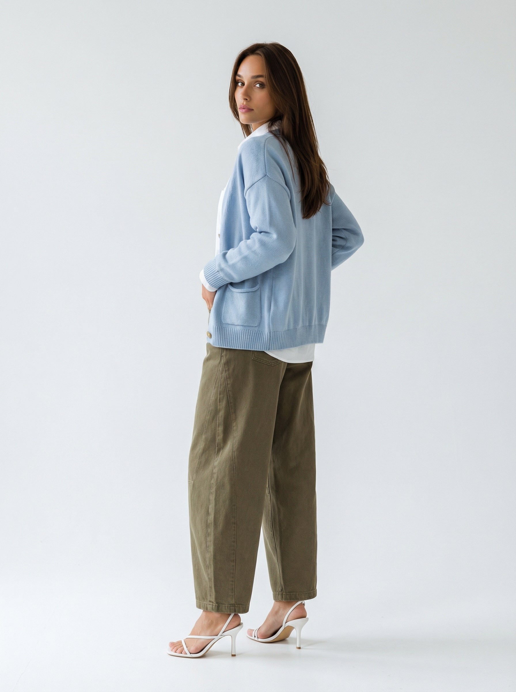 Cardigan Livia in maglia – Polvere donna