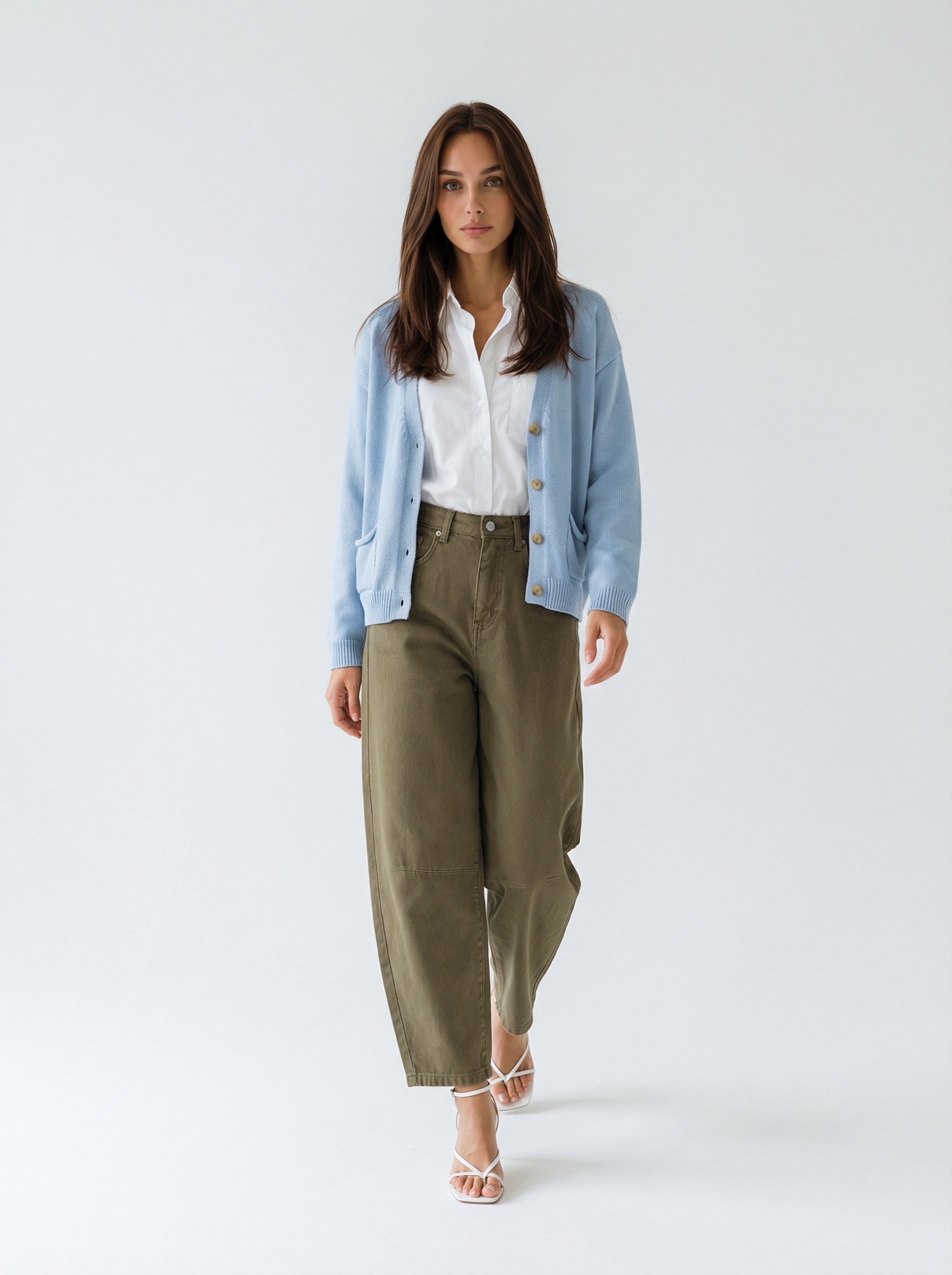 Cardigan Livia in maglia – Polvere donna