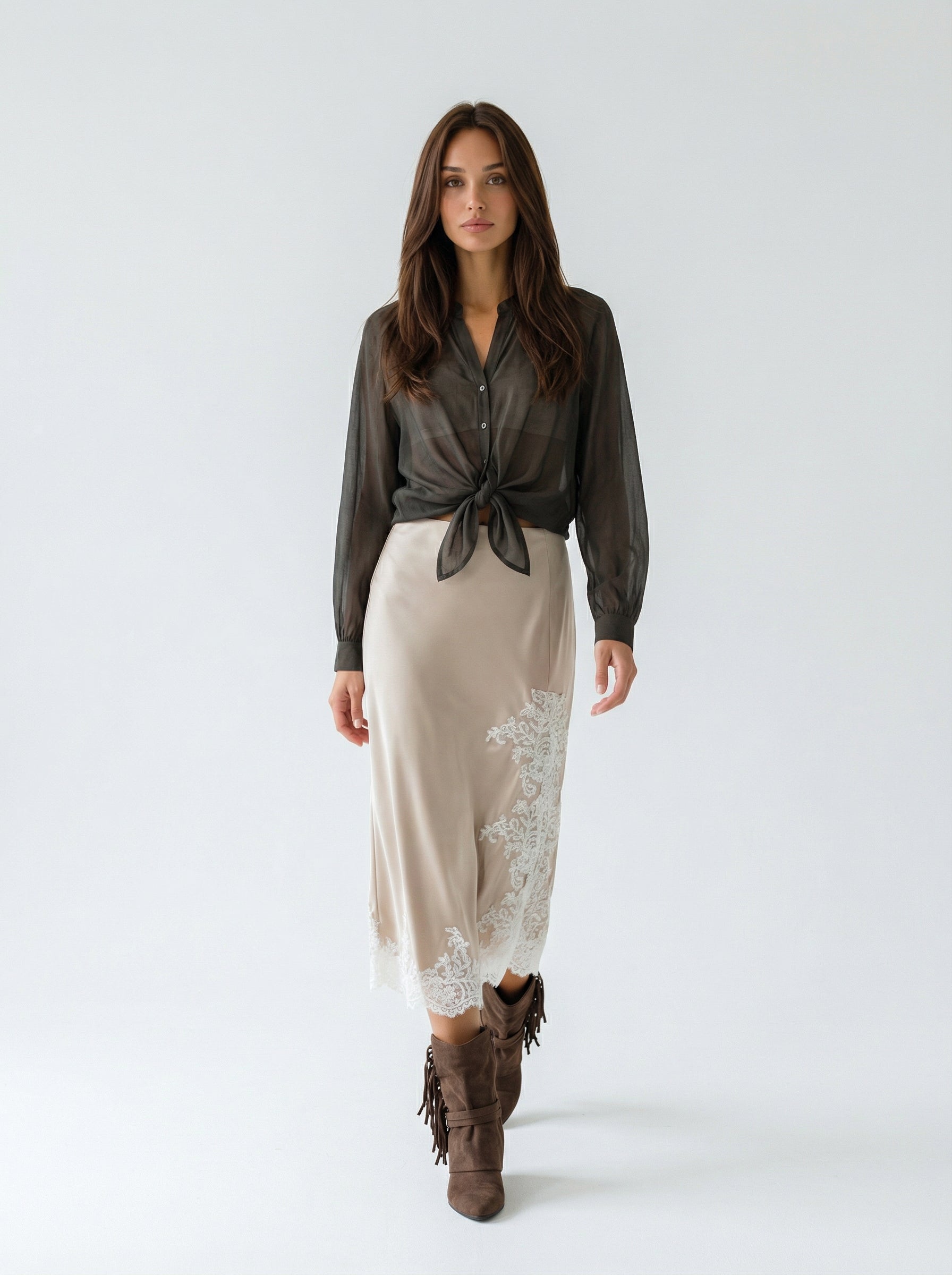 Camicia Althea – Marrone donna