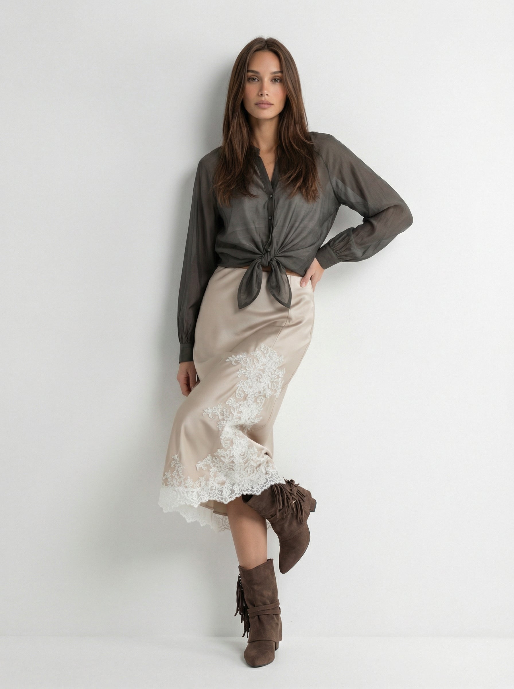 Camicia Althea – Marrone donna