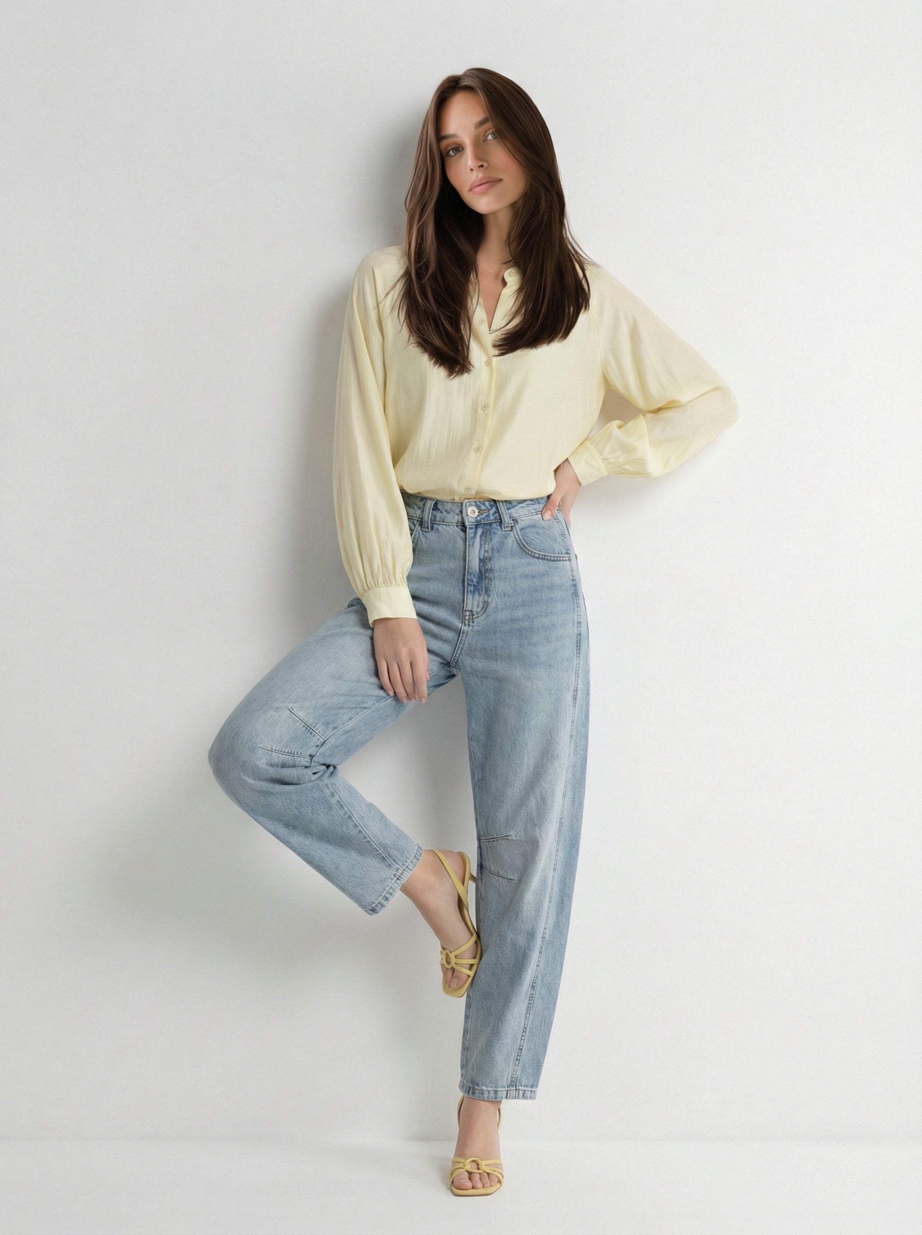 Camicia Althea – Giallo donna