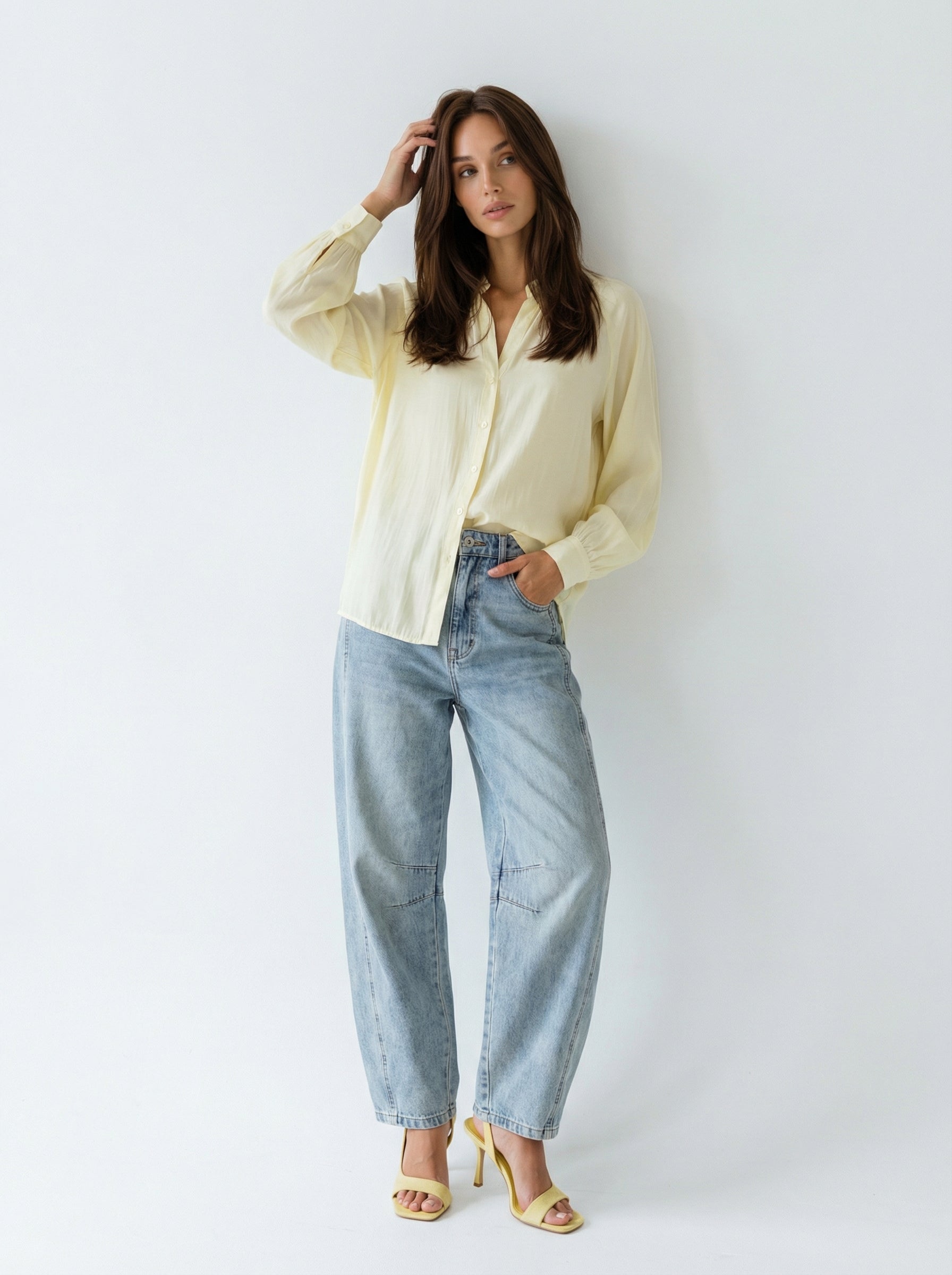 Camicia Althea – Giallo donna