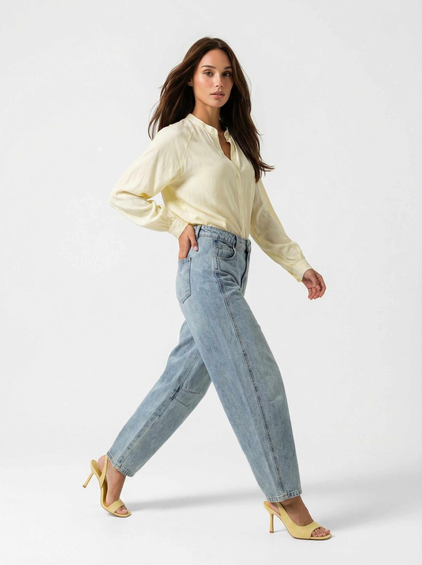 Camicia Althea – Giallo donna