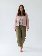 Trapuntina Iris leggera imbottita – Rosa donna