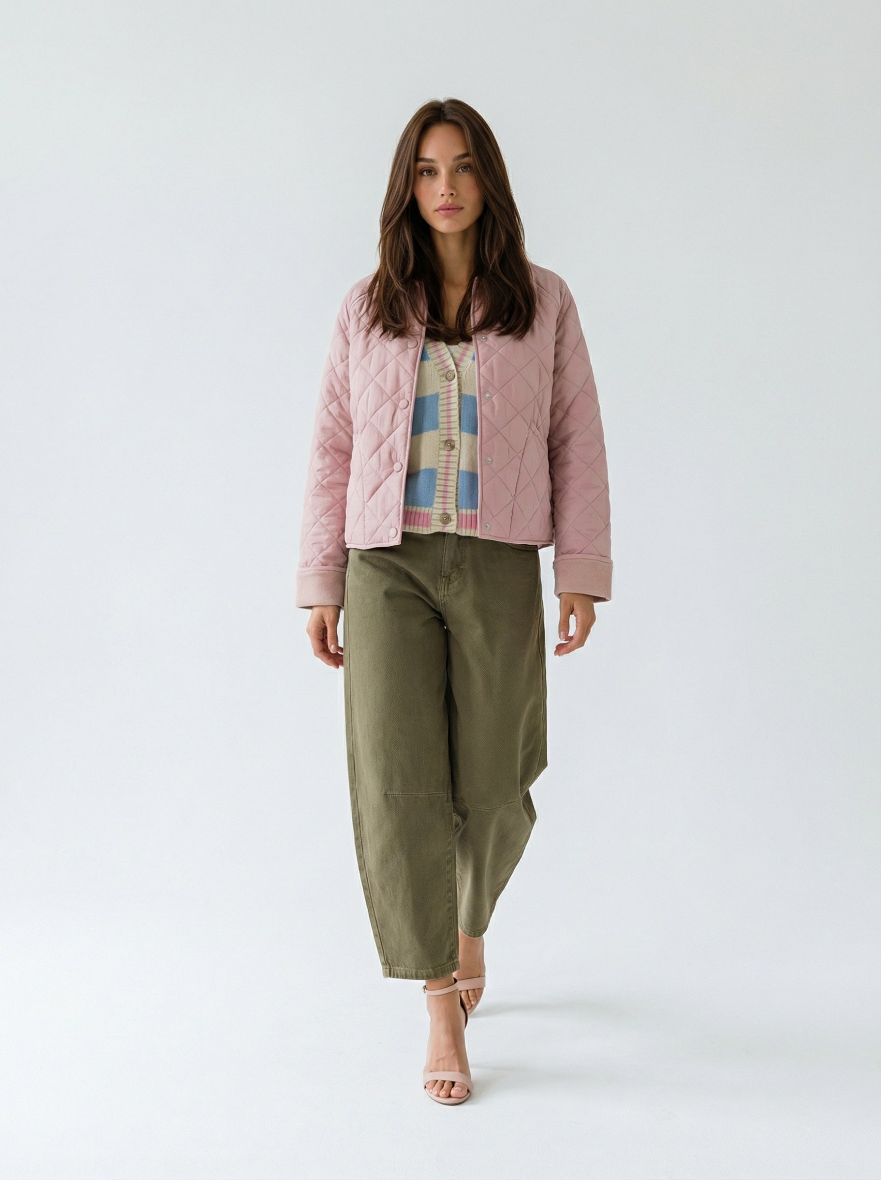 Trapuntina Iris leggera imbottita – Rosa donna