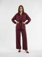 Coordinato Thalia - Bordeaux Coordinato donna