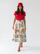 Gonna Fiora - Burro fiori di campo donna