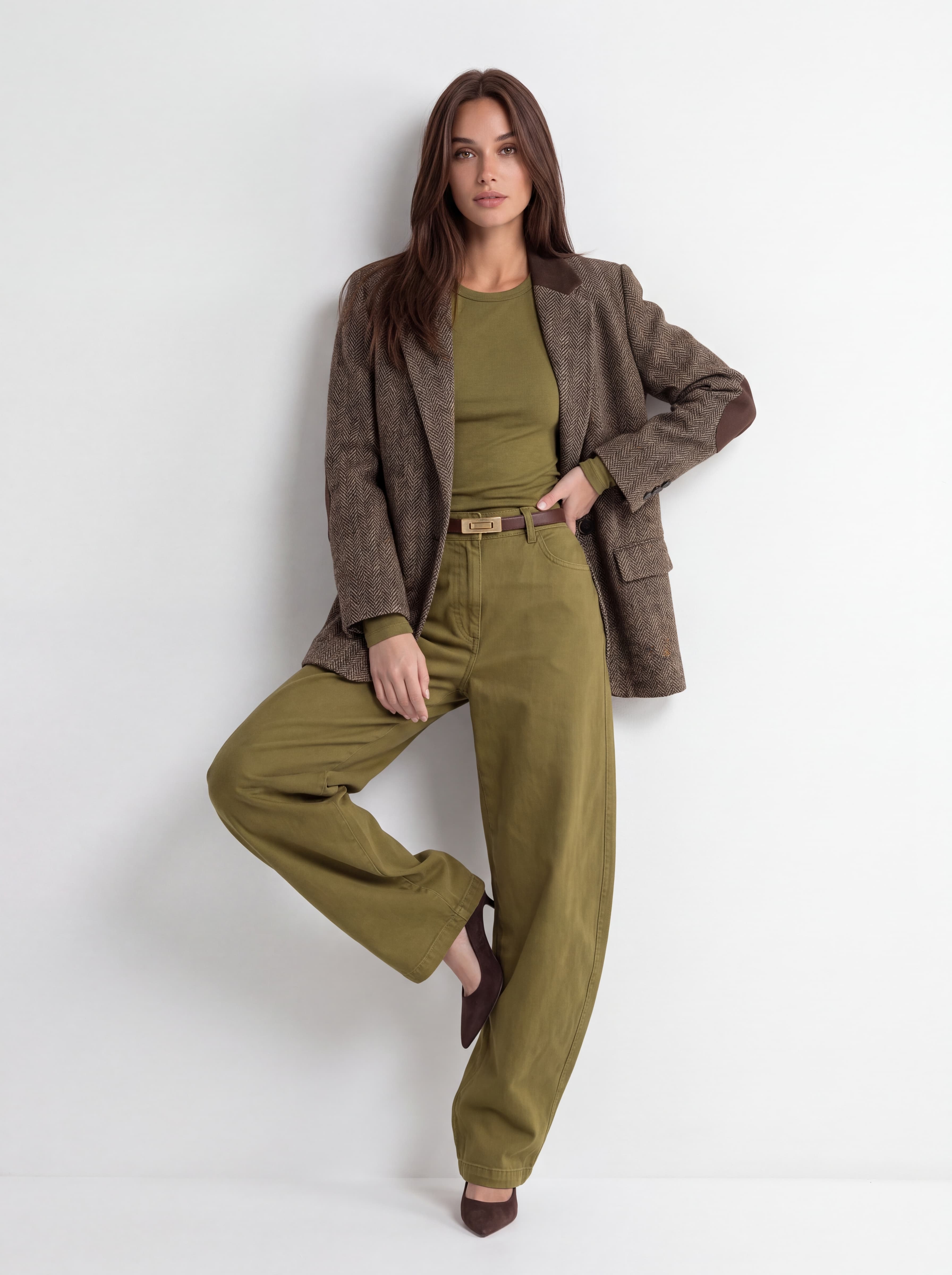 Pantalone Aurore – Verde Oliva Pantalone donna