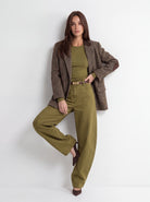 Pantalone Aurore – Verde Oliva Pantalone donna