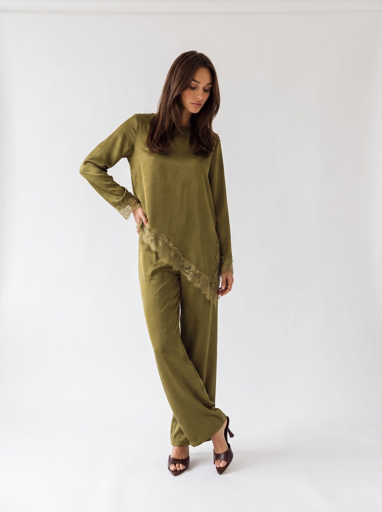 Coordinato Calista - Verde olio Coordinato donna