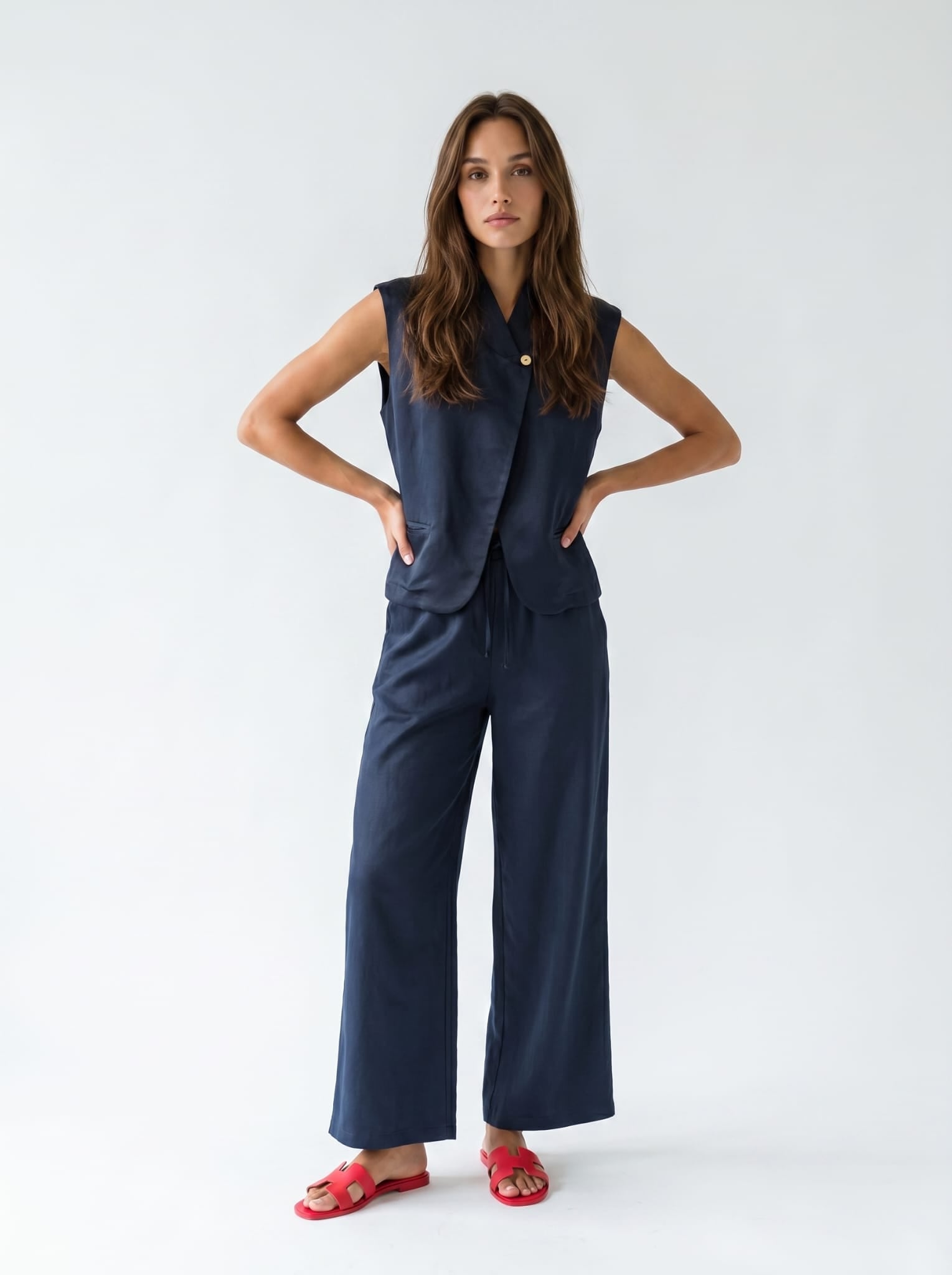 Coordinato Nadia - Blu donna
