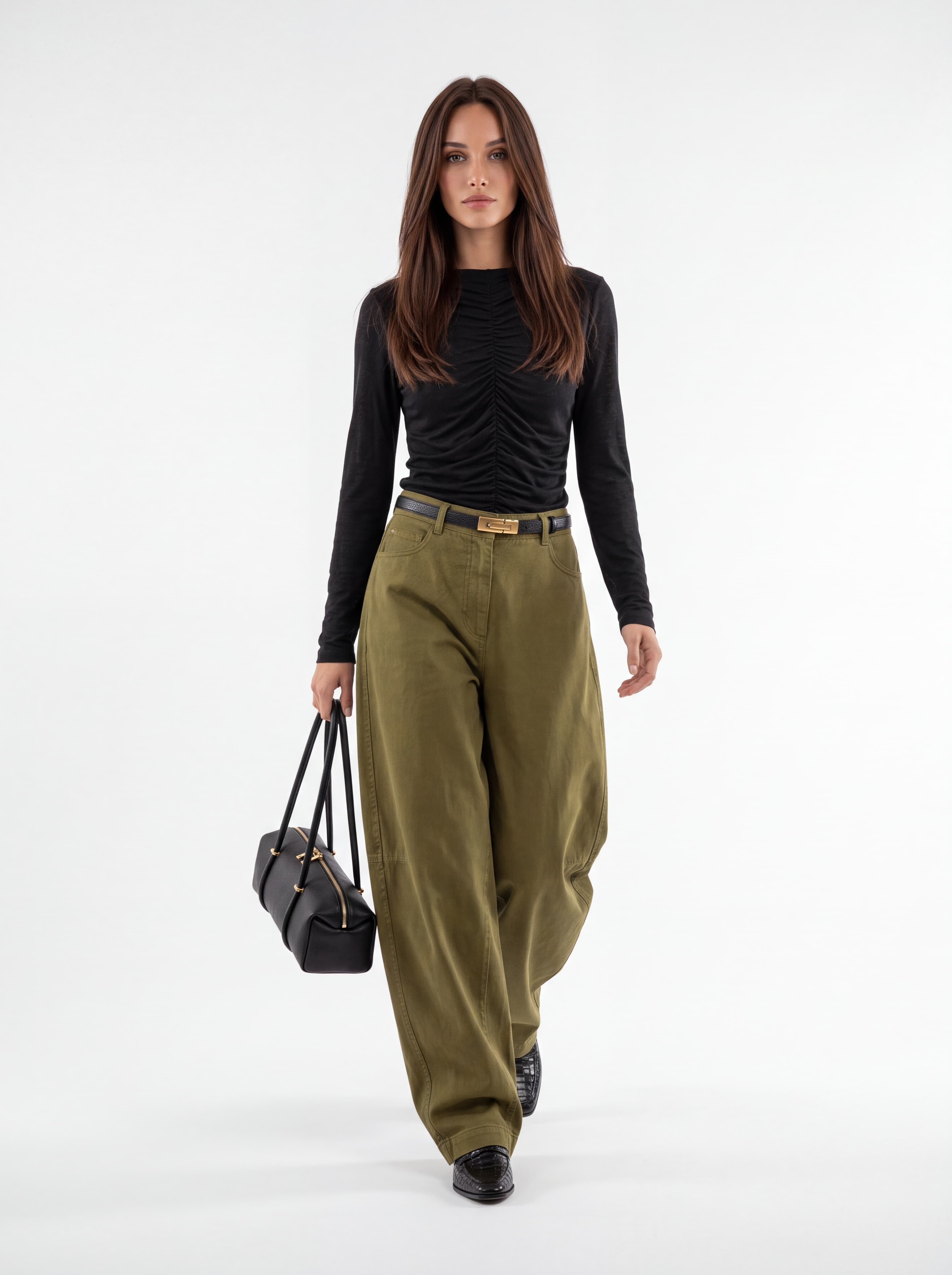 Pantalone Aurore – Verde Oliva Pantalone donna